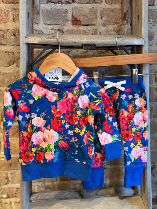 Brielle Floral Hoodie Set- Toddler/Youth