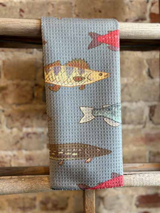 Fly Fishing Kitchen Towel