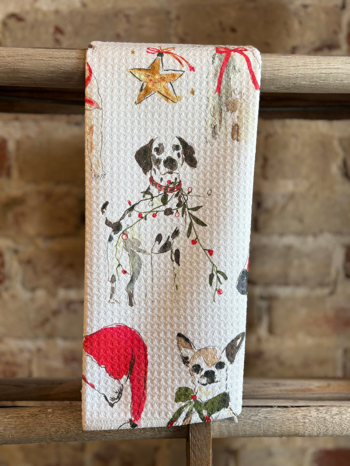Christmas Puppy Towel