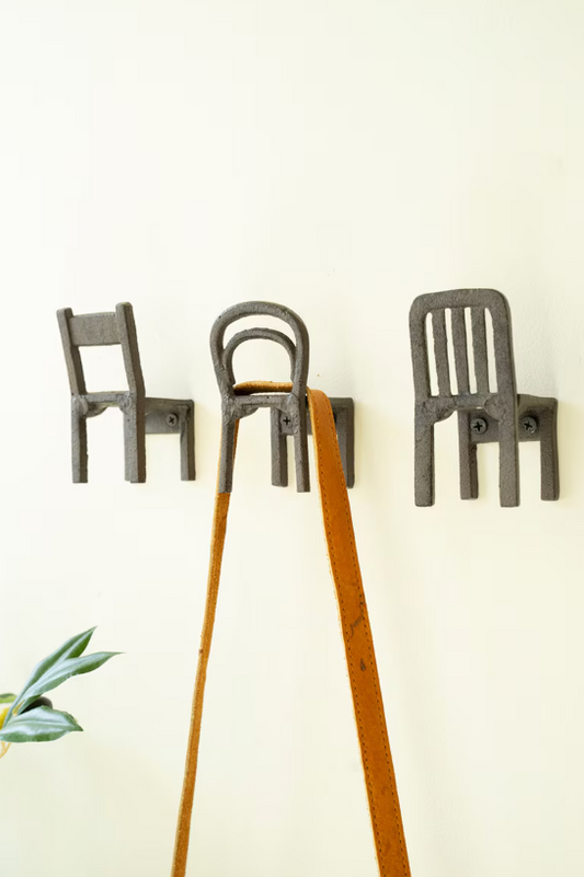 Slate Back Chair Wall Hook