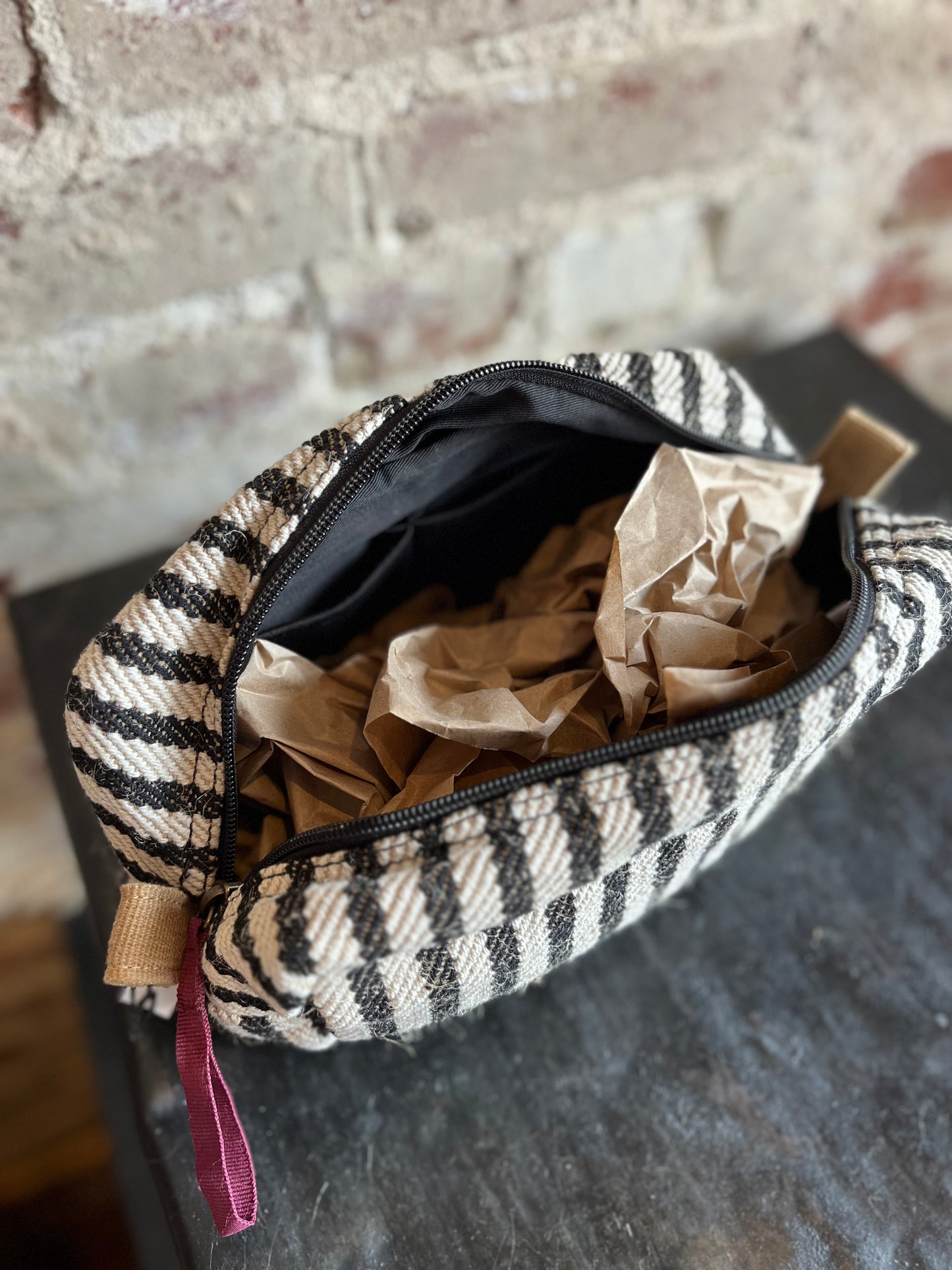 Jute and Cotton Travel Bag