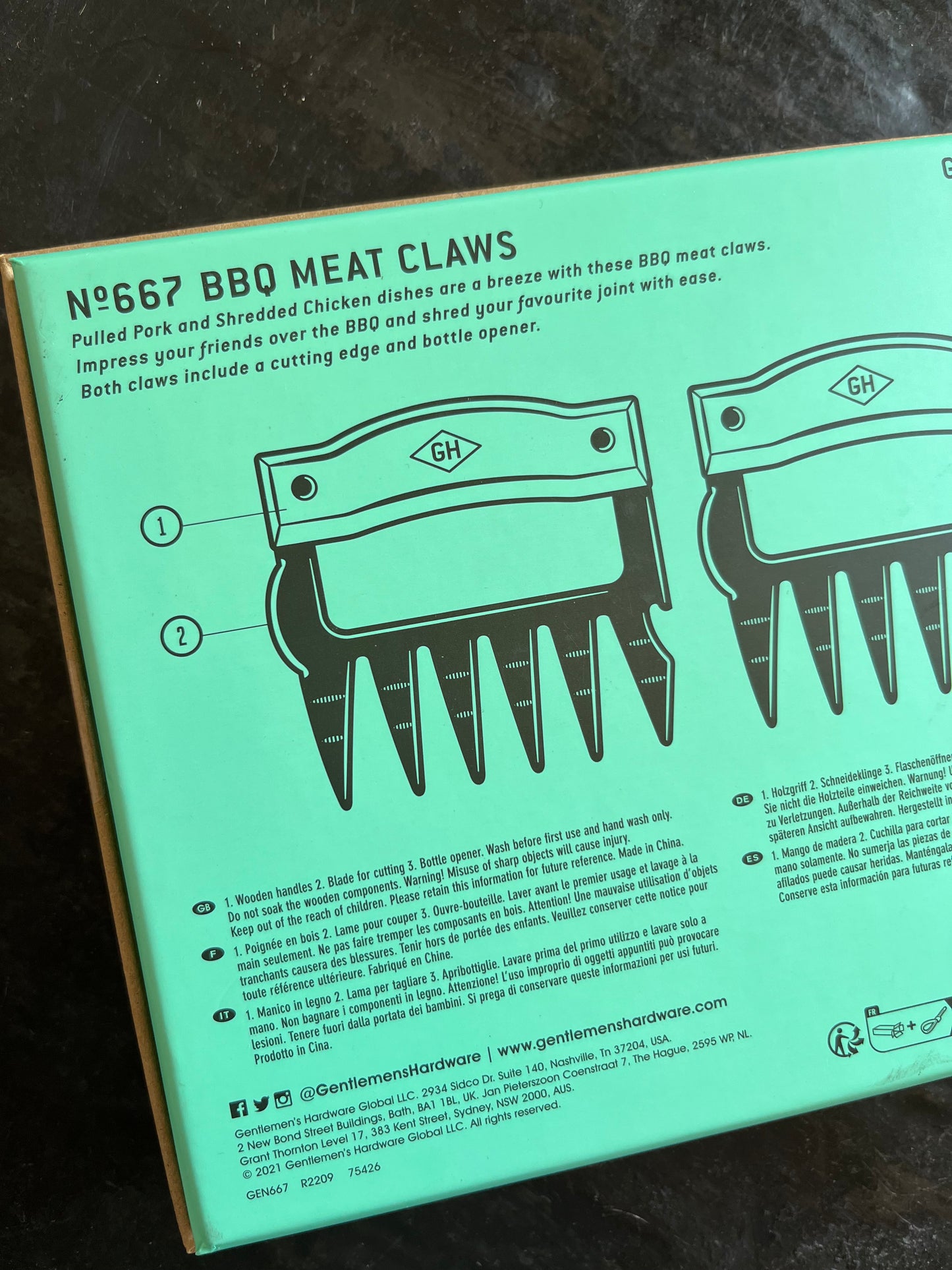 Wooden Meat Claws