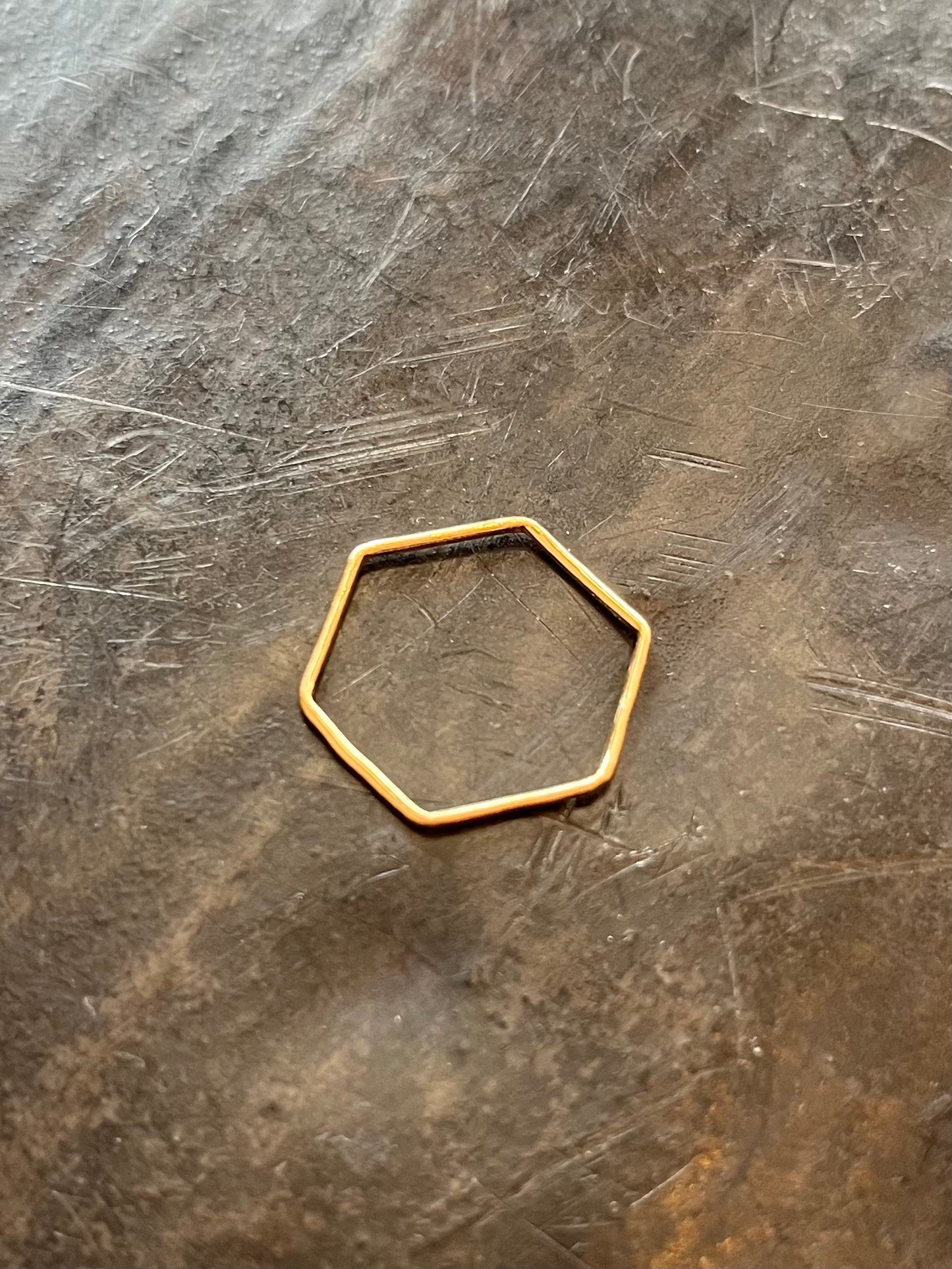 Hexagon Stackable Ring