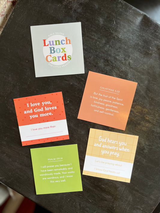 Lunch Box Cards- Bible Truths for Kids