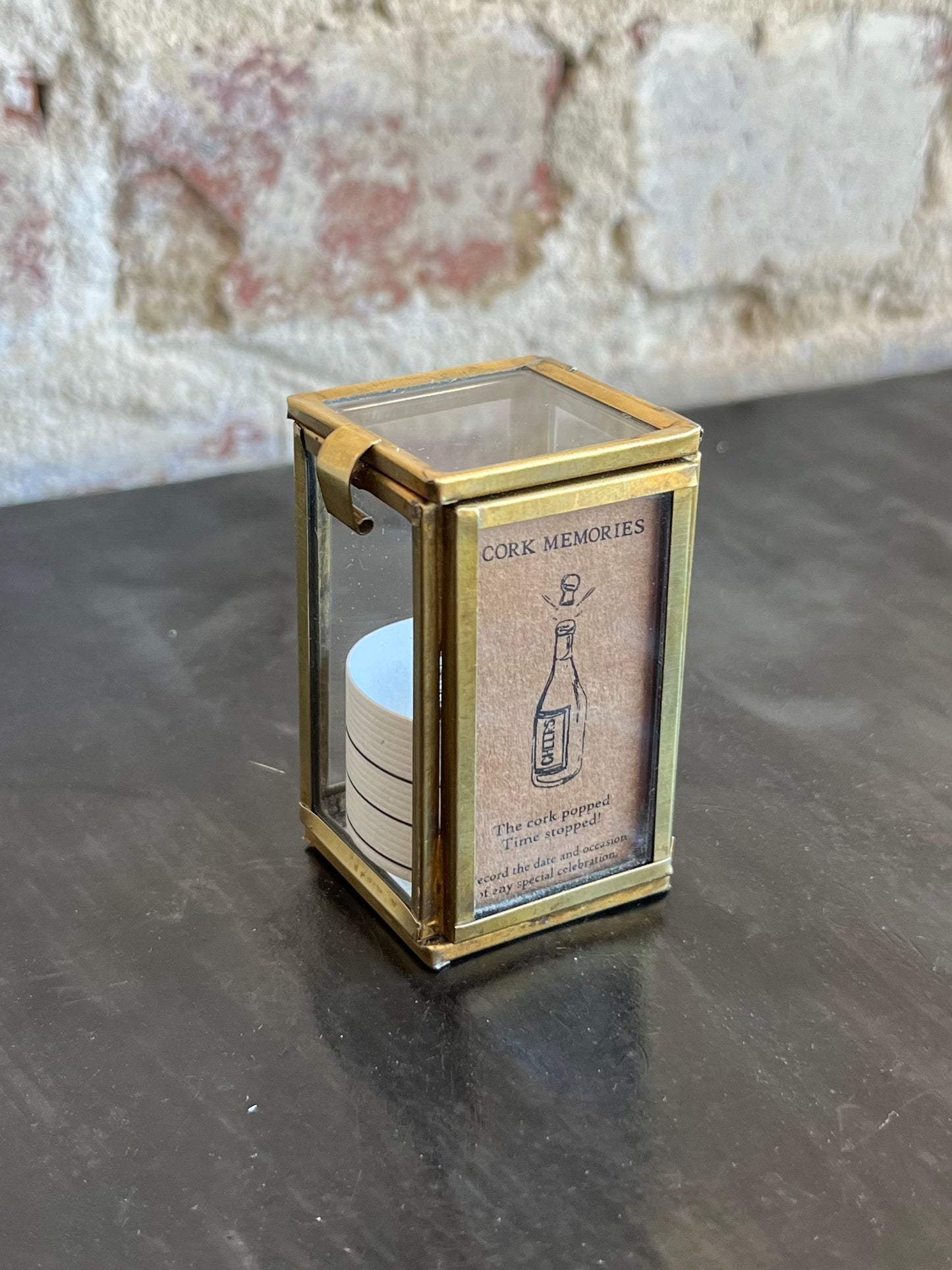 Gold Cork Display Box