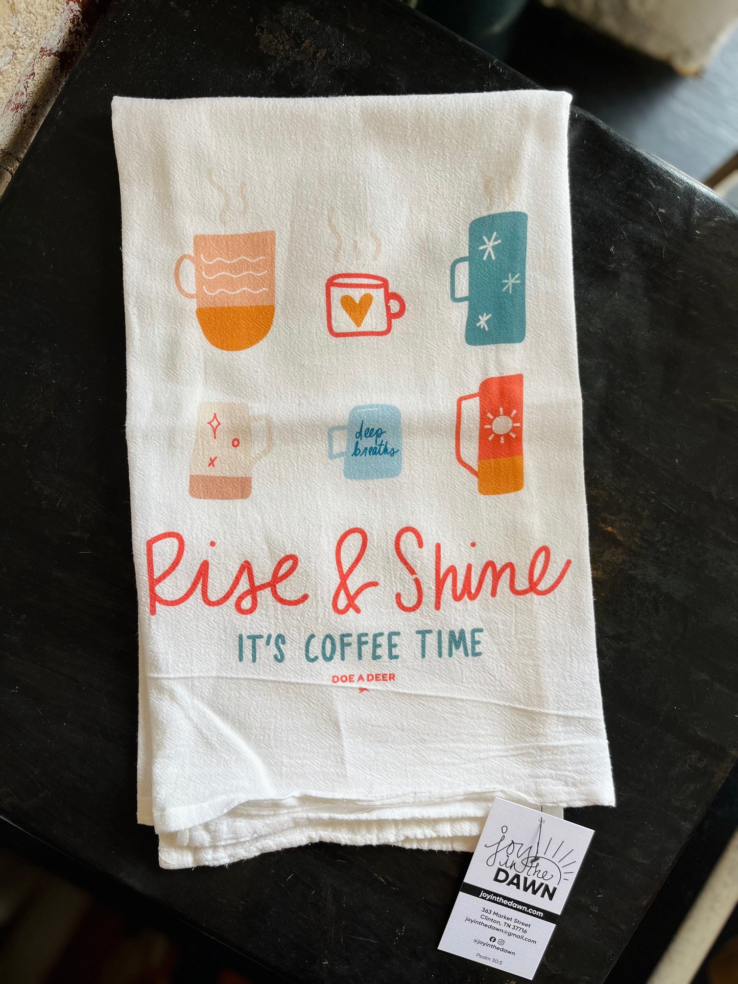 Rise & Shine Flour Sack Towel