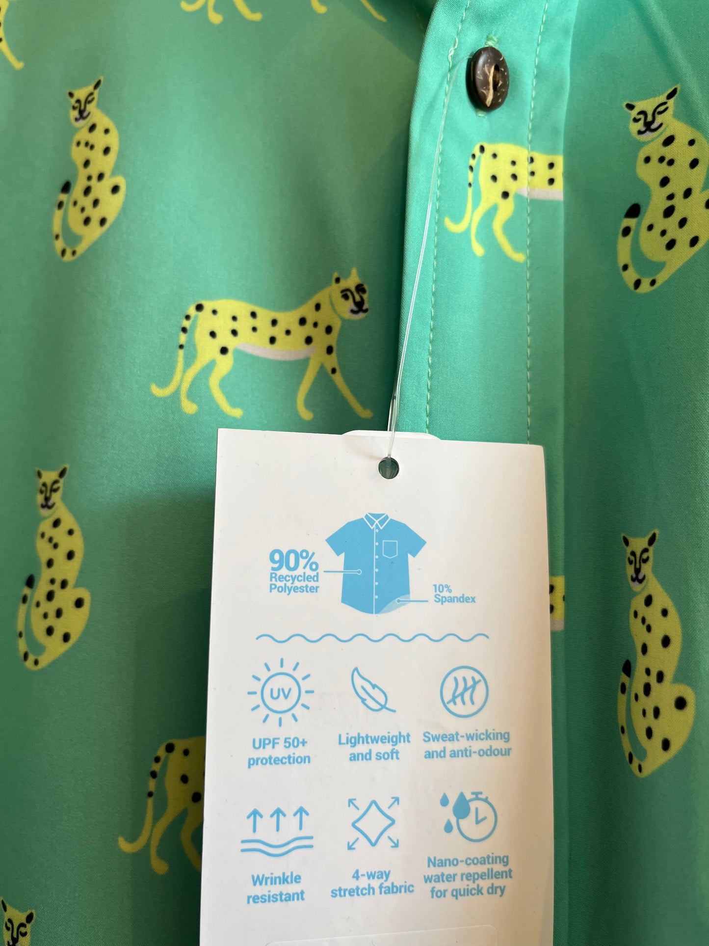 Men's Cheetah Button Up