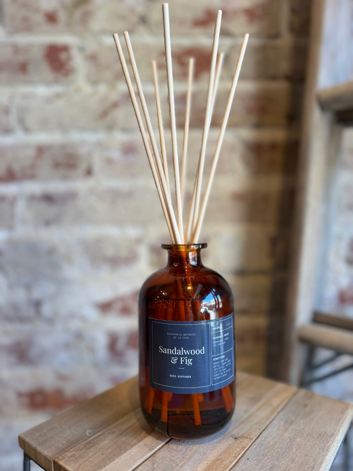 Sandalwood & Fig Reed Diffuser- Amber