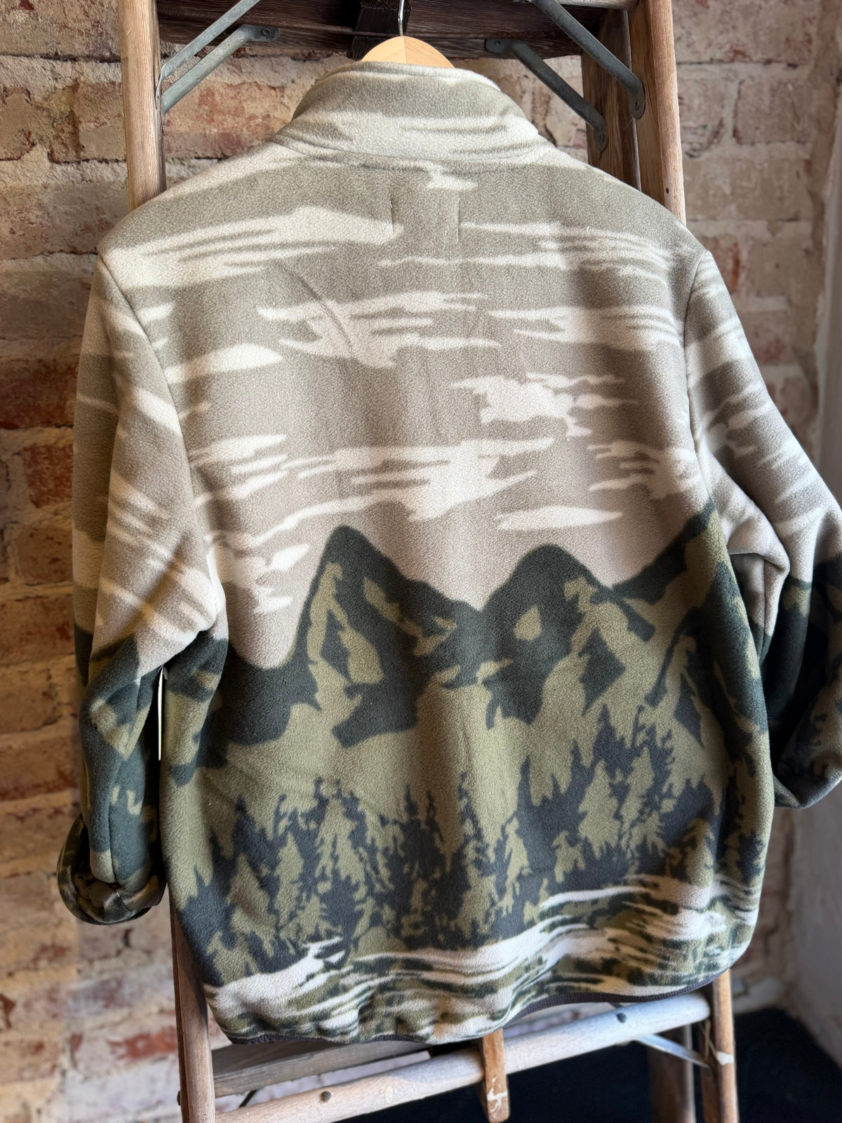 Picchu Sherpa Lined Fleece Jacket - Forest