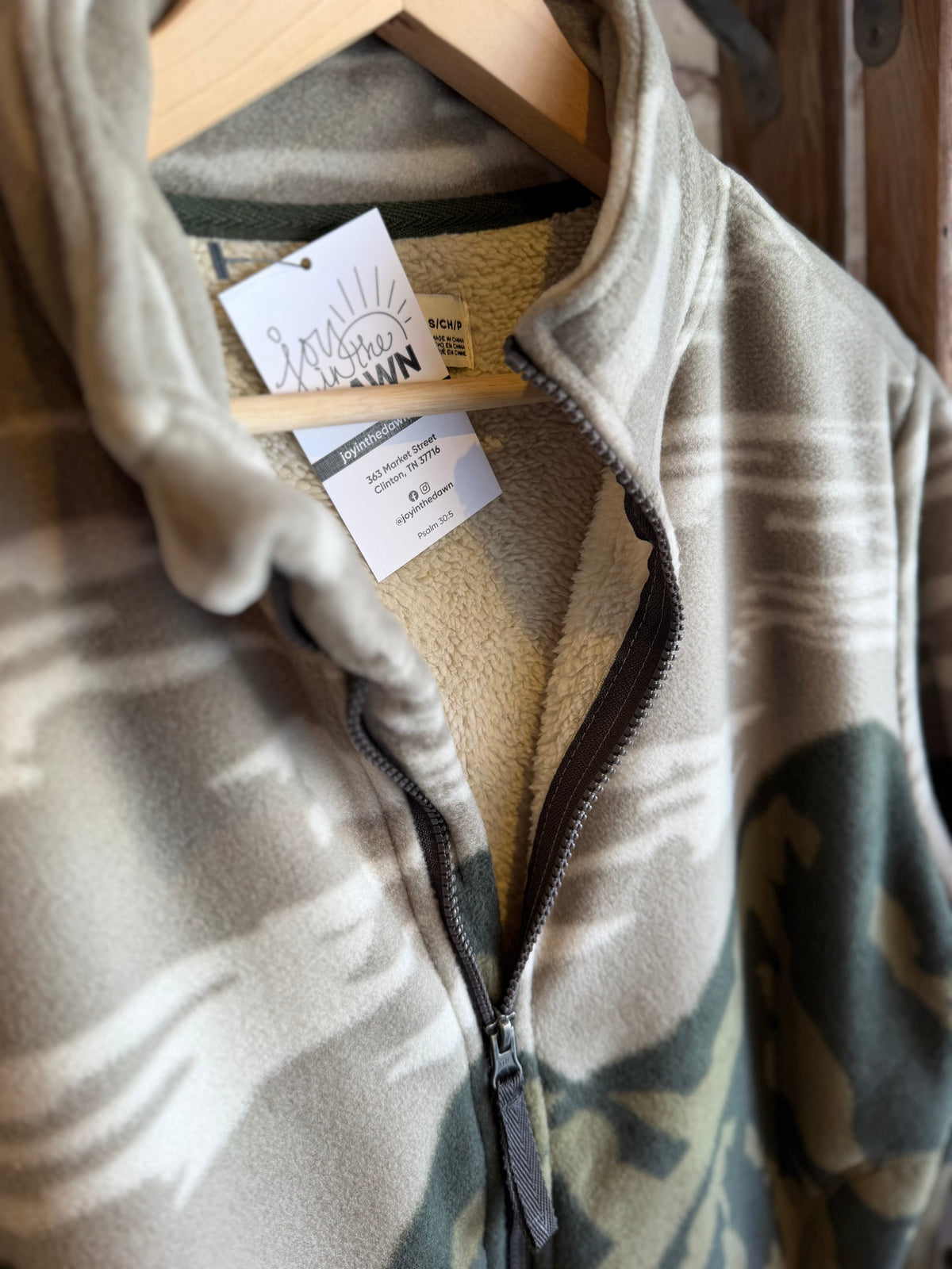 Picchu Sherpa Lined Fleece Jacket - Forest