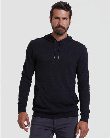 Black Waffle Hoodie