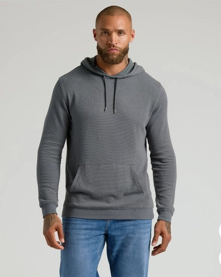 Carbon Gray Waffle Hoodie