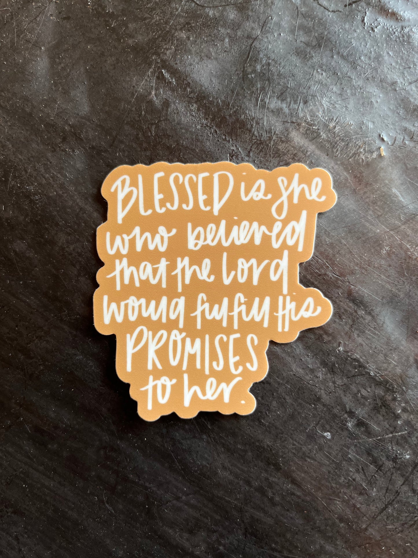 Blessed is She Sticker