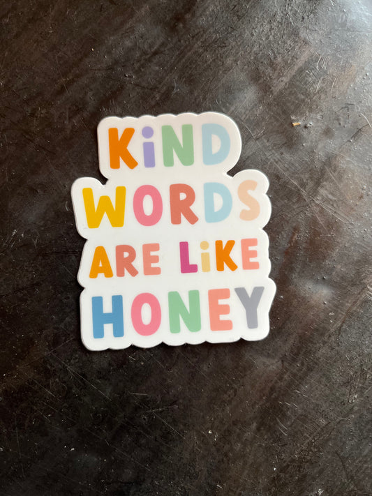 Kind Words Sticker