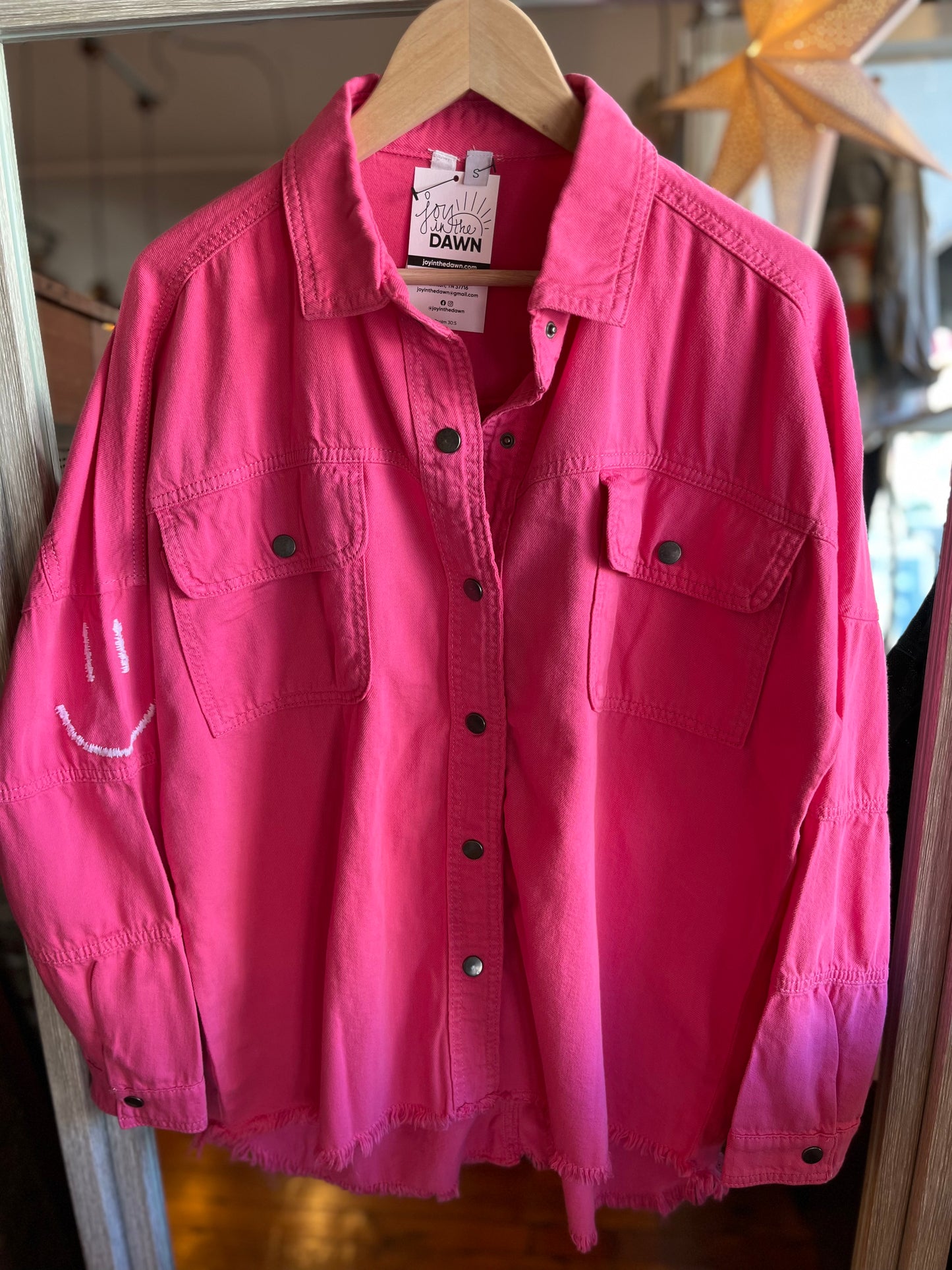 The Dolly Jacket- Hot Pink