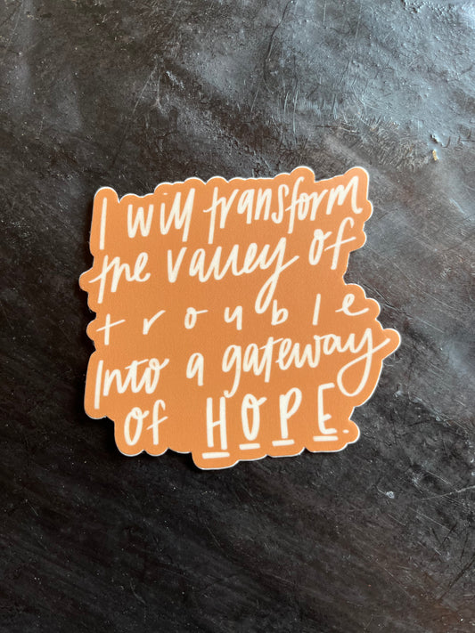 Gateway of Hope Sticker