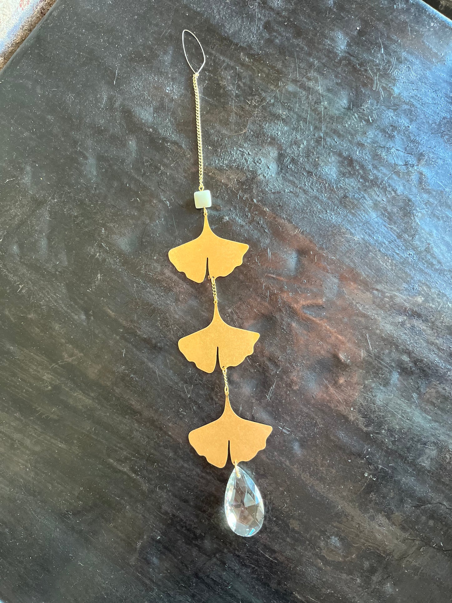 Ginkgo Botanical Leaf Suncatcher