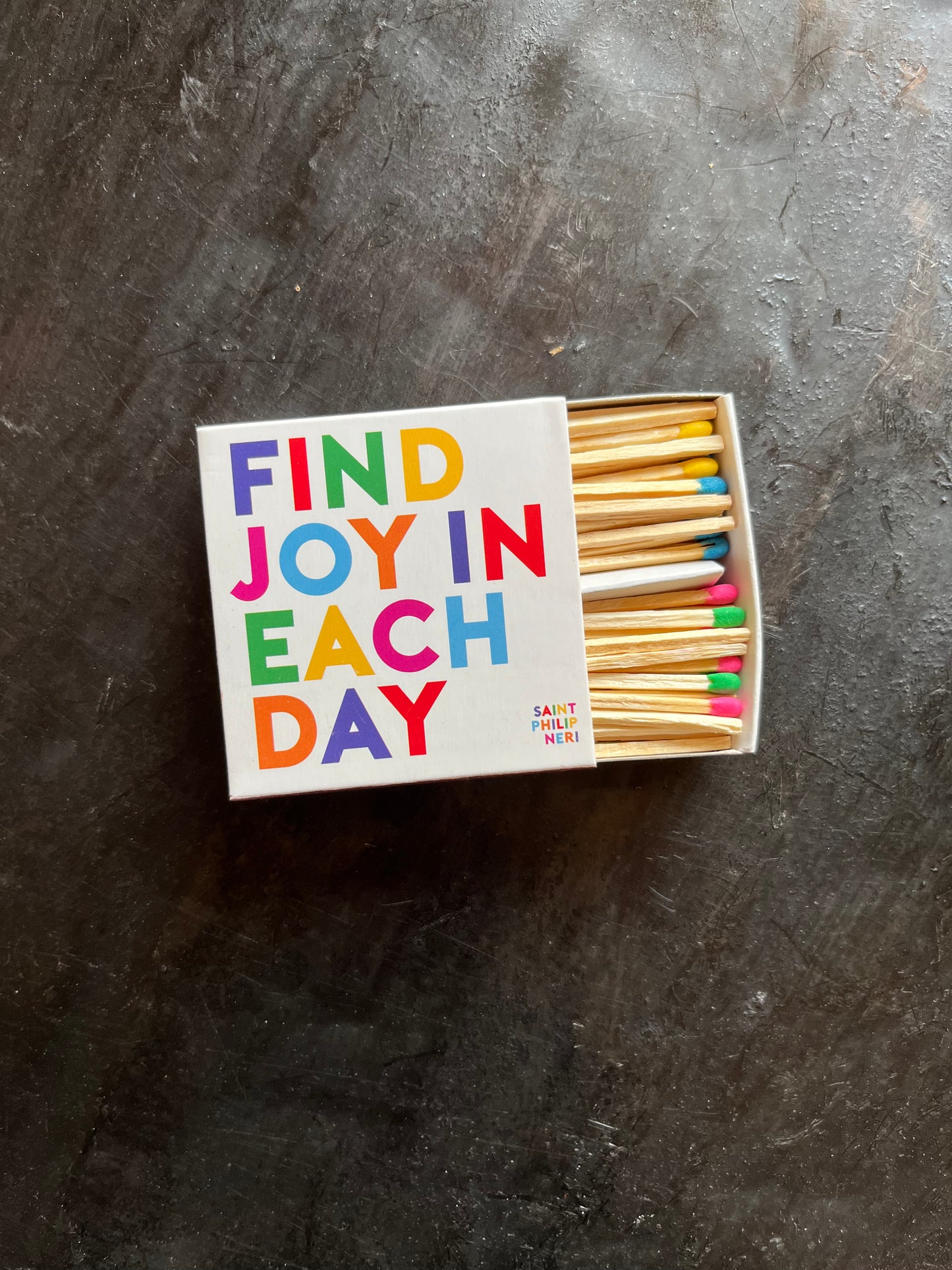 Find Joy in Each Day Matchbox