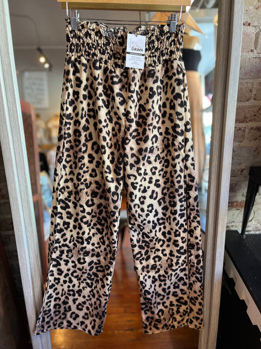 Swimsuit Cover Up Leopard Pants
