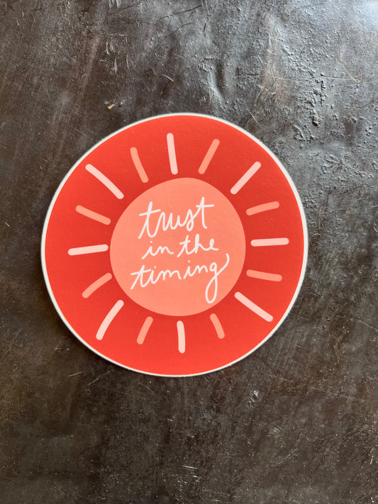 Trust in the Timing Sticker