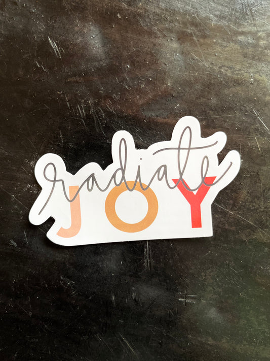 Radiate Joy Sticker